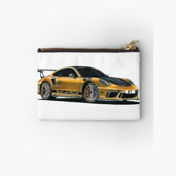 Item preview, Exclusive drawing legendary germany super car gold Type 991 Coupe with twin-turbocharged 4.0L MA1.76/MDG.G  flat-6 designed and sold by Cars23.