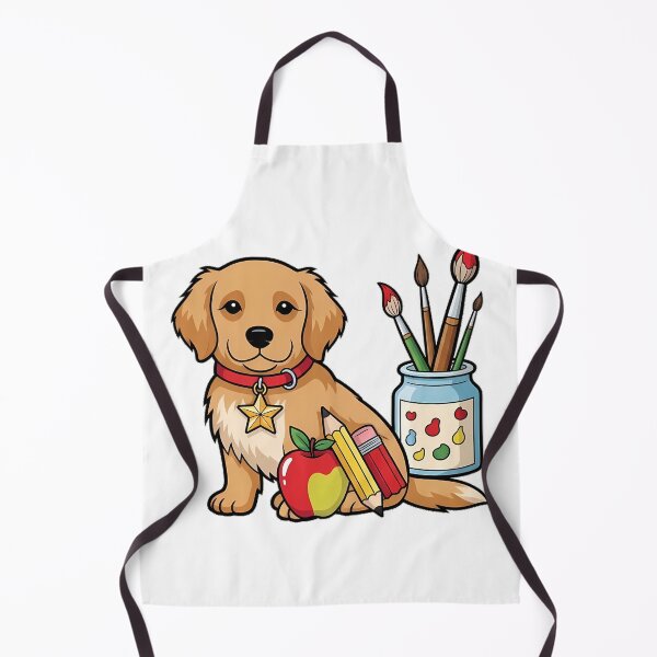 Item preview, Golden Retriever Gold Star Charm Paint Brush Jar Gift designed and sold by pumsquare.