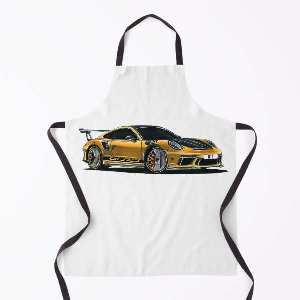 Item preview, Exclusive drawing legendary germany super car gold Type 991 Coupe with twin-turbocharged 4.0L MA1.76/MDG.G  flat-6 designed and sold by Cars23.