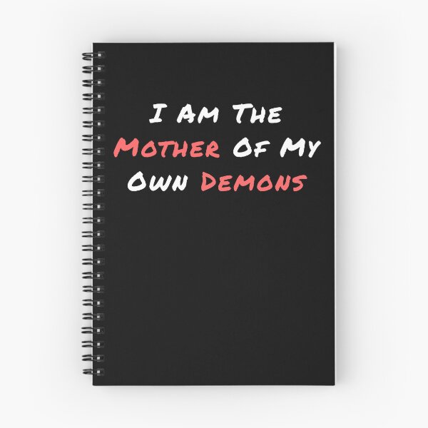 Item preview,  I Am The Mother Of My Own Demons Dark Humor Shirt designed and sold by SilentBreakdown.