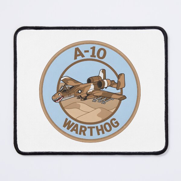 Item preview, A-10 Warthog Desert Camouflage Military Aviation Patch designed and sold by CharlieDesings.