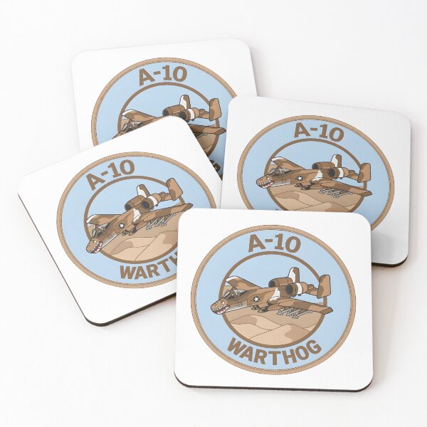 Item preview, A-10 Warthog Desert Camouflage Military Aviation Patch designed and sold by CharlieDesings.
