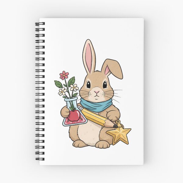 Item preview, Bunny Gold Star Charm Science Beaker Gift designed and sold by pumsquare.