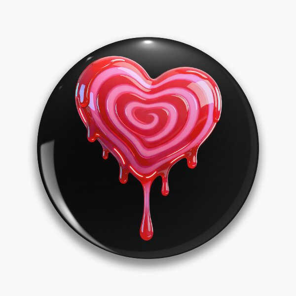 Artikelvorschau, Melting Love Heart – Liquid Neon Romance 2 entworfen und verkauft von RH Design Lab.