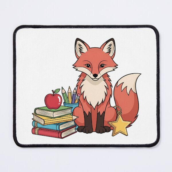 Item preview, Fox Gold Star Charm Library Card Gift designed and sold by pumsquare.