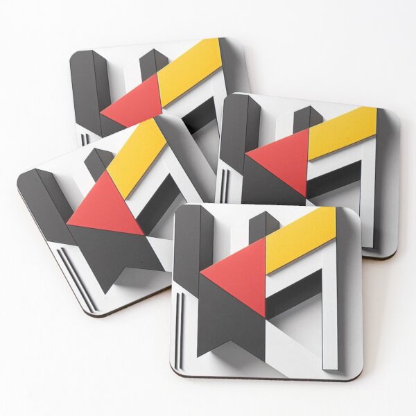 Item preview, Abstract Geometric Shapes – Modern Art Design designed and sold by Dogandesighn.