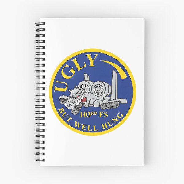 Item preview, 103rd Fighter Squadron A-10 Warthog "Ugly But Well Hung" Military Patch designed and sold by CharlieDesings.