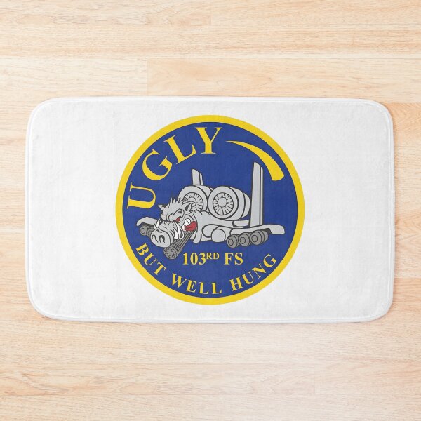 Item preview, 103rd Fighter Squadron A-10 Warthog "Ugly But Well Hung" Military Patch designed and sold by CharlieDesings.