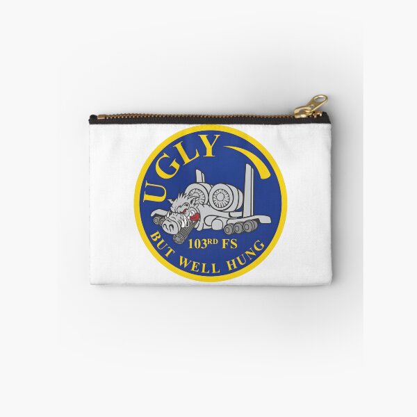 Item preview, 103rd Fighter Squadron A-10 Warthog "Ugly But Well Hung" Military Patch designed and sold by CharlieDesings.