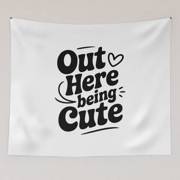 Item preview, Out Here Being Cute designed and sold by Frank Ring.
