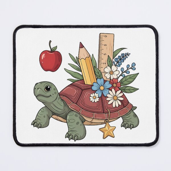Item preview, Turtle Gold Star Charm Ruler and Wildflower Cluster Gift designed and sold by pumsquare.