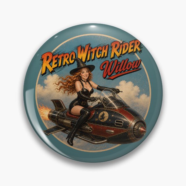 Item preview, Pin-up Witch Willow designed and sold by NEOCHRONOS.