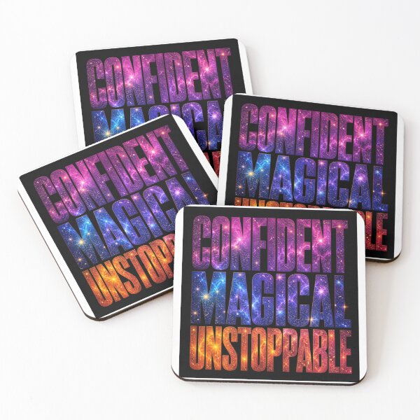 Item preview, Confident Magical Unstoppable – Empowered Energy Affirmation Bold Aesthetic designed and sold by ArtsyExplorer.