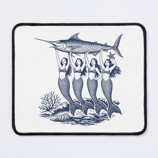 Item preview, Mermaid Sardine Vintage Tinned Fish designed and sold by Blok45.