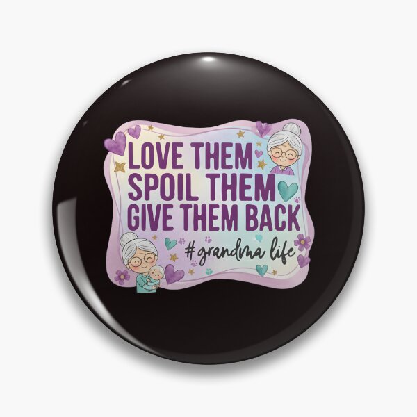 Item preview, Grandma, Love Them Spoil Them Give Them Back, Grandmother, Gift for Grandma, Funny Grandma, Grandma Life, Grammy Gift designed and sold by DesignDenDo ⭐⭐⭐⭐⭐.