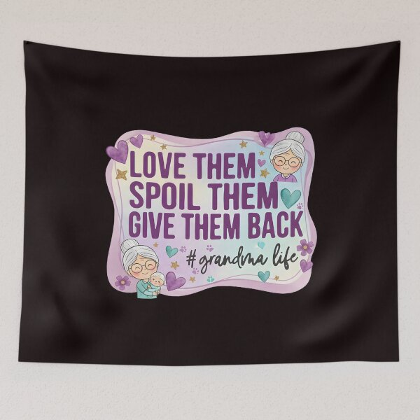 Item preview, Grandma, Love Them Spoil Them Give Them Back, Grandmother, Gift for Grandma, Funny Grandma, Grandma Life, Grammy Gift designed and sold by DesignDenDo ⭐⭐⭐⭐⭐.