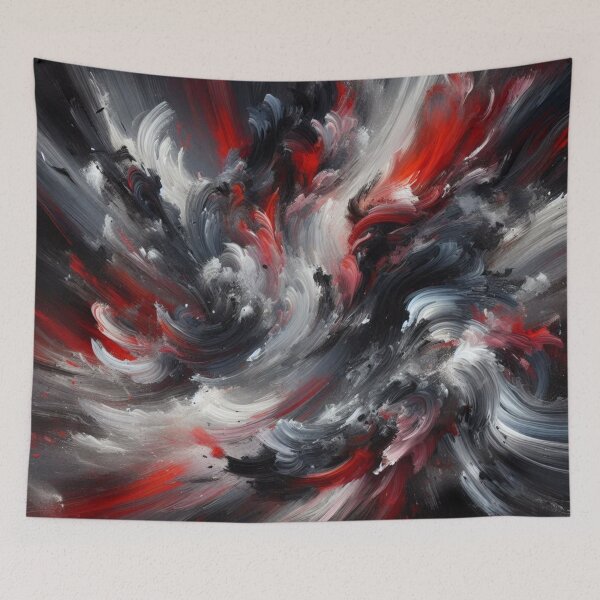 Item preview, Abstract Energy – Dynamic Brushstrokes designed and sold by Dogandesighn.