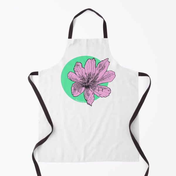Item preview, Black & white ~pink~ flower on a bright green background designed and sold by levivianne.