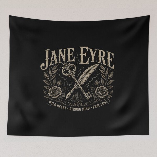 Item preview, Jane Eyre Wild Heart Strong Mind Free Soul designed and sold by Fenay Designs.