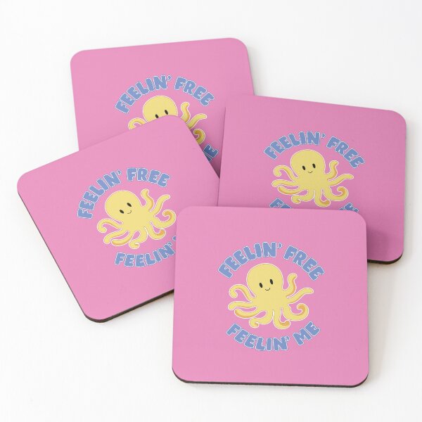Item preview, Feelin’ Free Feelin’ Me Happy Octopus designed and sold by Blush Pumpkin Design.