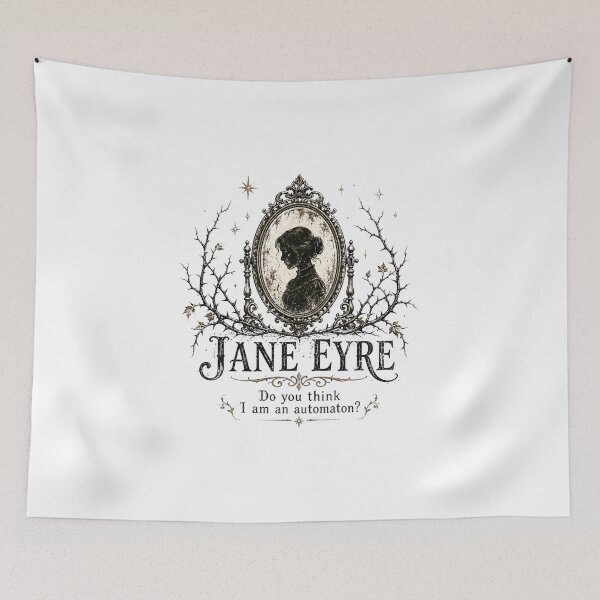 Item preview, Jane Eyre Do You Think I Am An Automaton Mirror designed and sold by Fenay Designs.