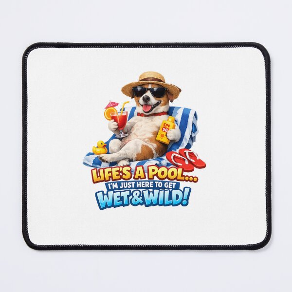 Item preview, dog enjoying summer designed and sold by kissing Pets.