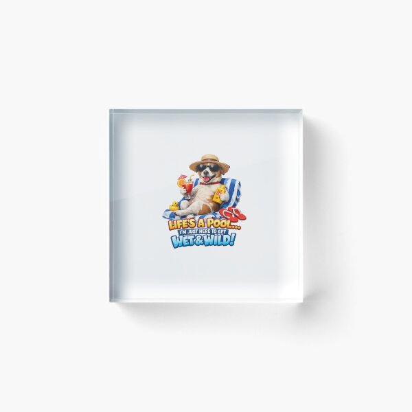 Item preview, dog enjoying summer designed and sold by kissing Pets.