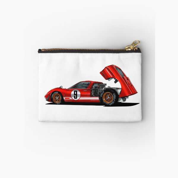 Item preview, Exclusive drawing legendary racing american red retro sport car GT40 Mk I Coupe 4.7L V8 Cobra Engine designed and sold by Cars23.