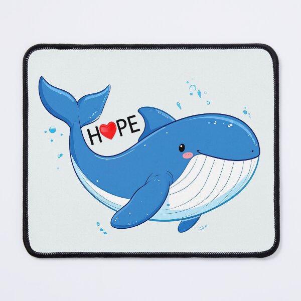 Item preview, Hope, the humpback whale in the Baltic Sea near Poel, cartoon style designed and sold by LiskoDesign.