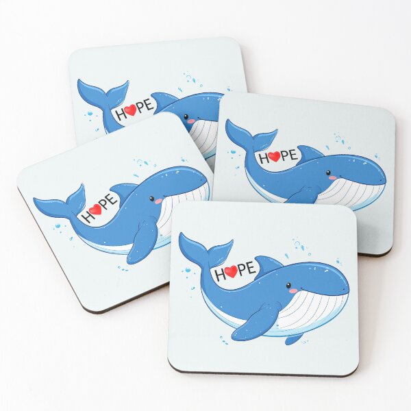 Item preview, Hope, the humpback whale in the Baltic Sea near Poel, cartoon style designed and sold by LiskoDesign.