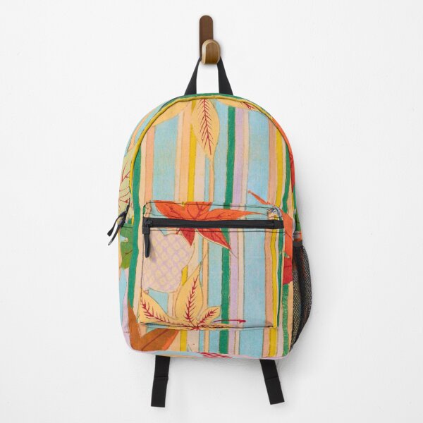 Item preview, Momiji III — Japanese Autumn Maple Leaves Pastel Stripe designed and sold by LouDSarG.