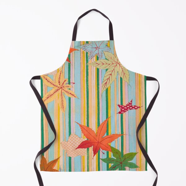 Item preview, Momiji III — Japanese Autumn Maple Leaves Pastel Stripe designed and sold by LouDSarG.