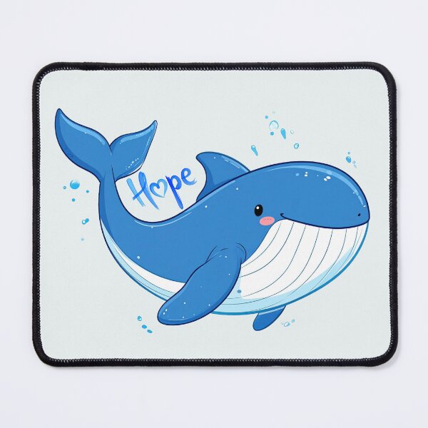 Item preview, Hope, humpback whale in the Baltic Sea near Poel, cartoon style designed and sold by LiskoDesign.