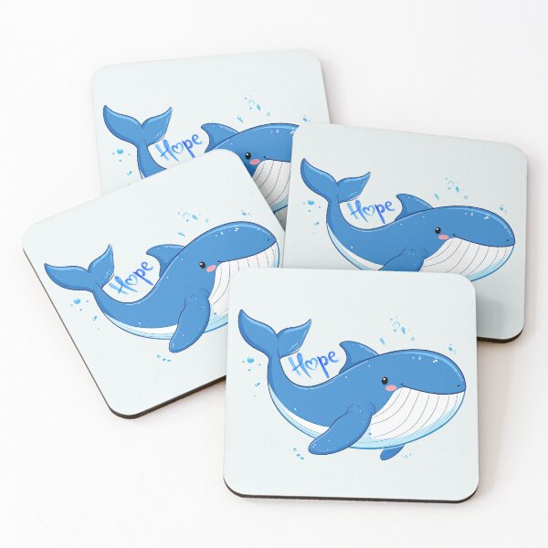 Item preview, Hope, humpback whale in the Baltic Sea near Poel, cartoon style designed and sold by LiskoDesign.