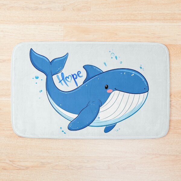 Item preview, Hope, humpback whale in the Baltic Sea near Poel, cartoon style designed and sold by LiskoDesign.