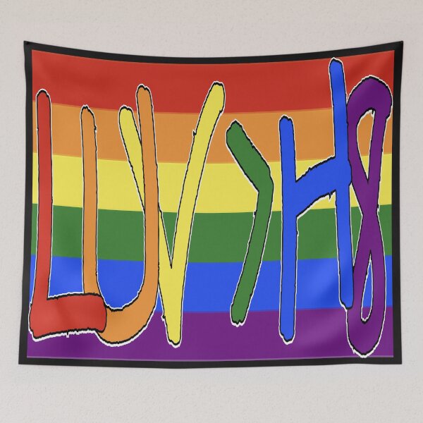 Item preview, Luv Over Hate Color Street Art Pride designed and sold by Movobra.