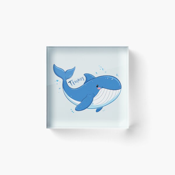 Item preview, Timmy, a humpback whale in the Baltic Sea near Poel, cartoon style designed and sold by LiskoDesign.