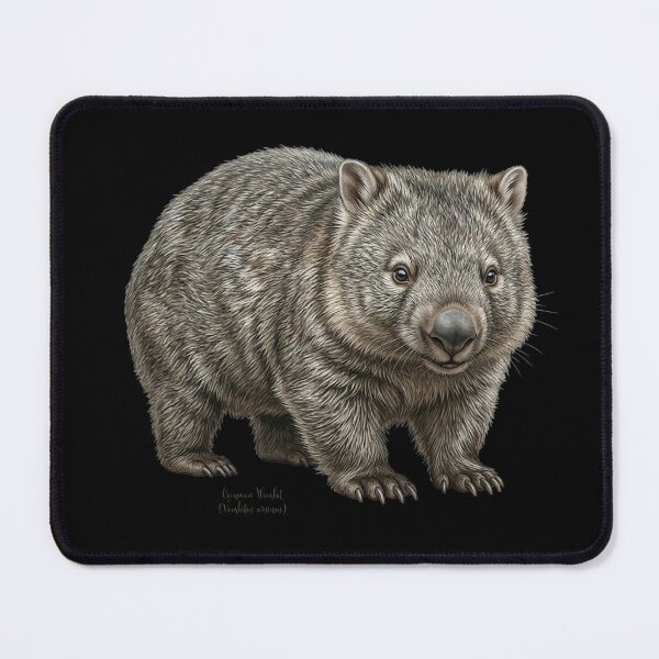 Item preview, The Outback Bulldozer: Common Wombat (Vombatus ursinus) designed and sold by FreiherrPK.