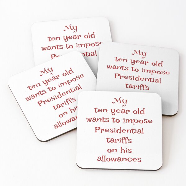 Item preview, Tariffs designed and sold by The WordCatcher Street.