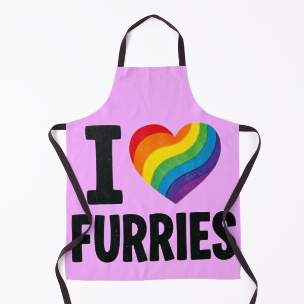 Item preview, I heart furries designed and sold by The King's general goods.