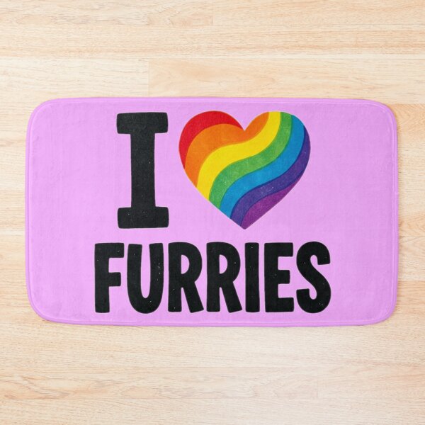 Item preview, I heart furries designed and sold by The King's general goods.