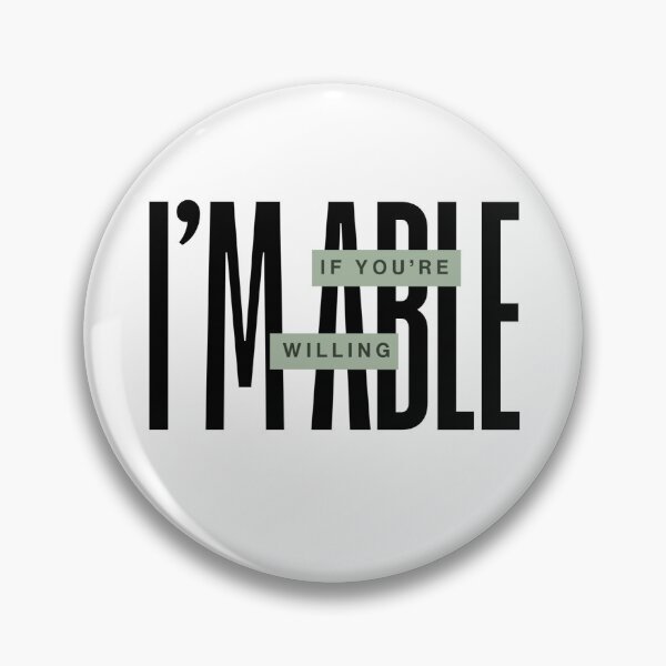 Item preview, Willing and Able designed and sold by JDG.