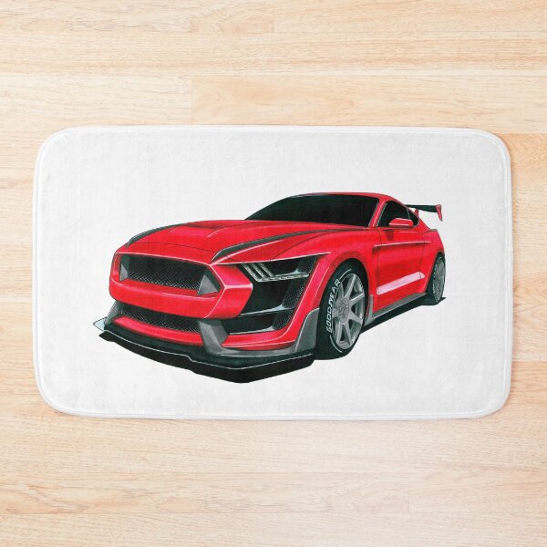 Item preview, Exclusive drawing legendary racing american red sport car GT350 Coupe 5.2L V8 Voodoo Engine designed and sold by Cars23.