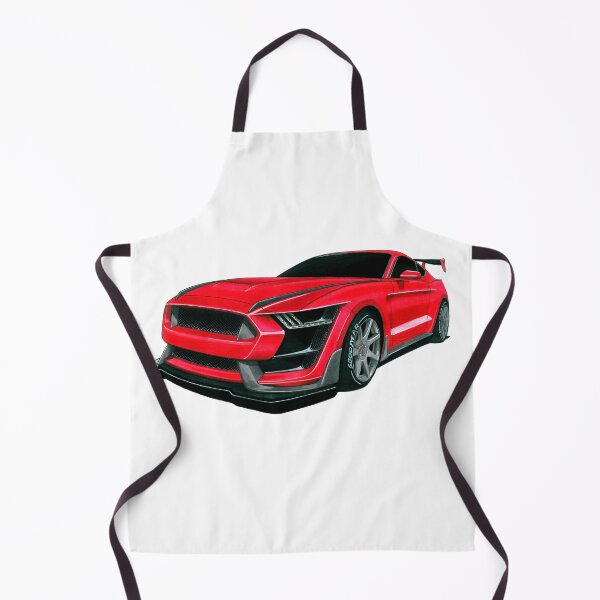 Item preview, Exclusive drawing legendary racing american red sport car GT350 Coupe 5.2L V8 Voodoo Engine designed and sold by Cars23.