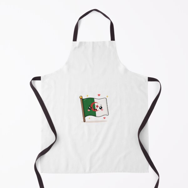 Item preview, Kawaii Algerian flag designed and sold by Collection Touillette.