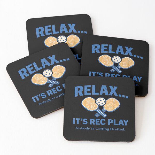 Item preview, Funny Pickleball Shirt Relax Its Rec Play Nobody Is Getting Drafted Pickleball Humor  designed and sold by FerminVigo.