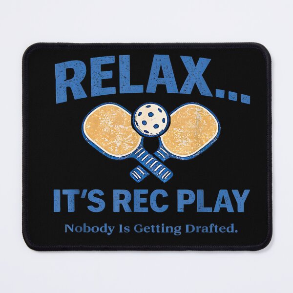 Item preview, Funny Pickleball Shirt Relax Its Rec Play Nobody Is Getting Drafted Pickleball Humor designed and sold by FerminVigo.