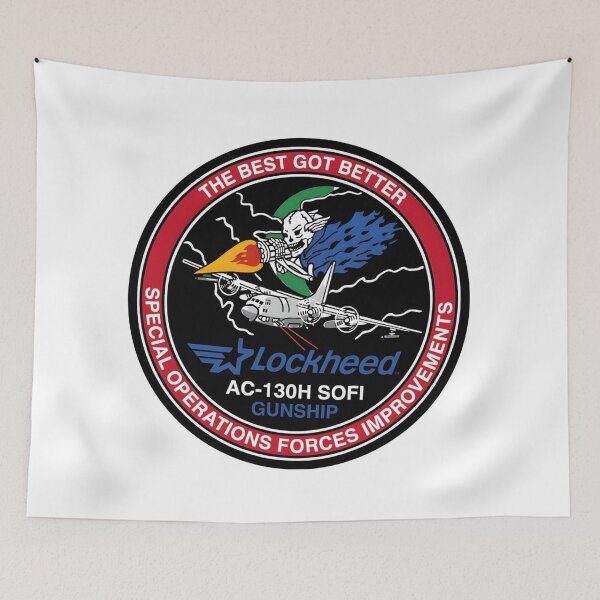 Item preview, AC-130H SOFI Gunship Special Operations Forces Improvement Patch designed and sold by CharlieDesings.