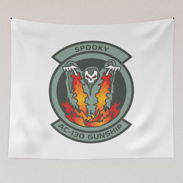 Item preview, AC-130 Spooky Gunship Special Operations Military Patch designed and sold by CharlieDesings.