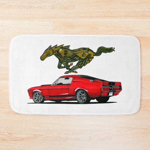 Item preview, Exclusive drawing legendary modified american red muscle car GT500 Coupe Eleanor designed and sold by Cars23.